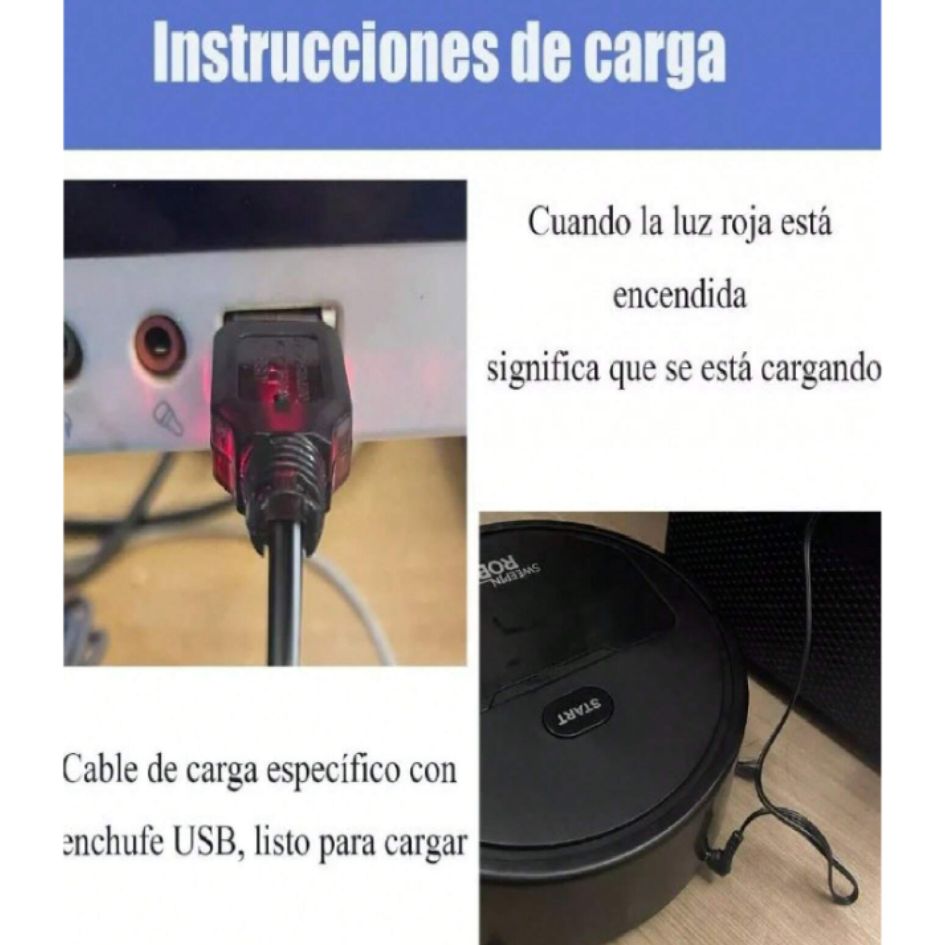 ASPIRADORA ROBOT 3 EN 1 - Mantén tu casa siempre Reluciente