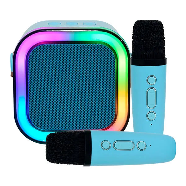 Bocina Karaoke 2 Microfonos Bluetooth - Haz las mejores fiestas