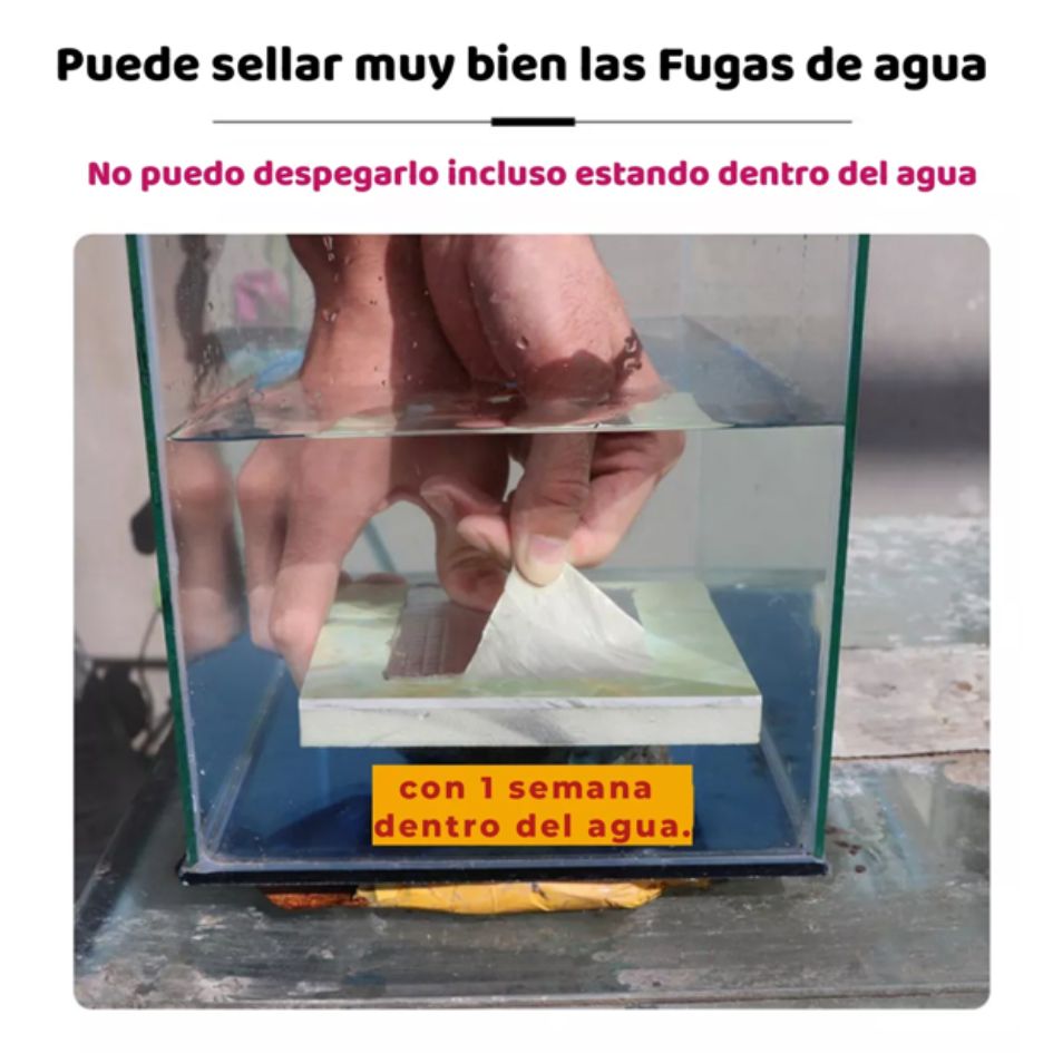 Cinta Impermeable para fugas- Controla las fugas