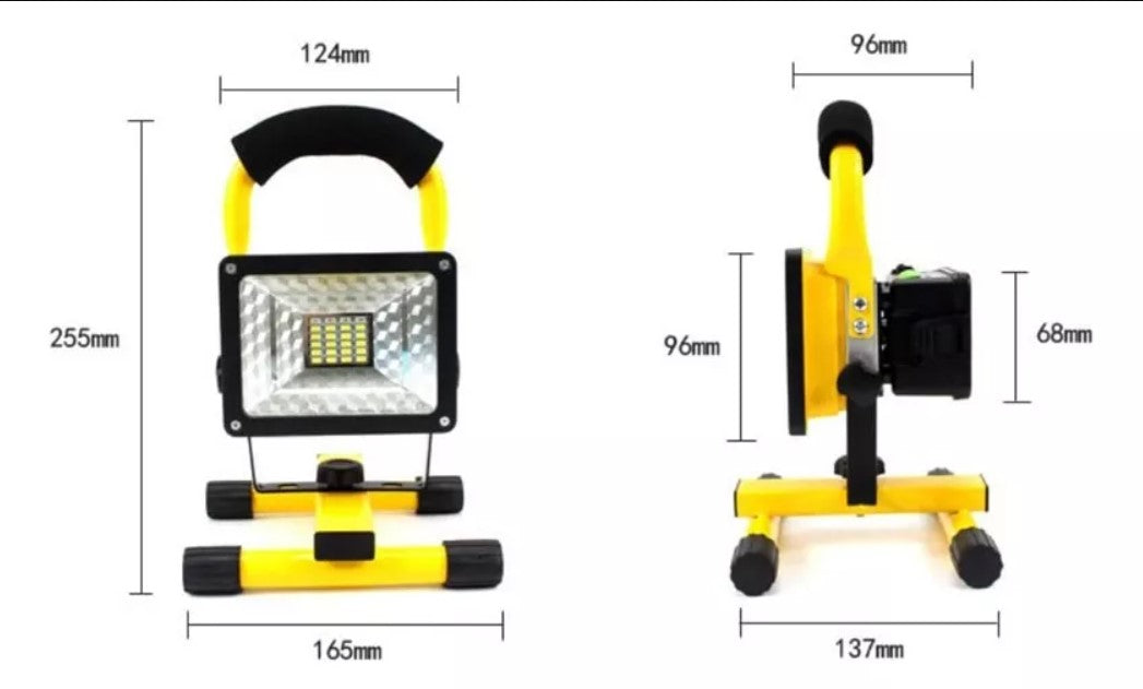 Reflector LED 30W Portátil-Para trabajos nocturnos