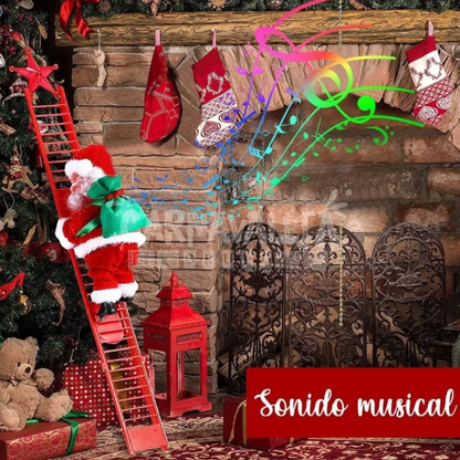 Santa Claus Escalera Musical Navidad - Diviértete en familia