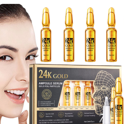 Ampolletas De colágeno Serum 24k Gold- Da tu mejor cara