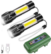 Linterna Tactica Recargable Usb - Tu compañera para iluminar todo - Axonstore