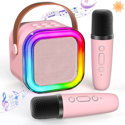 Bocina Karaoke 2 Microfonos Bluetooth - Haz las mejores fiestas