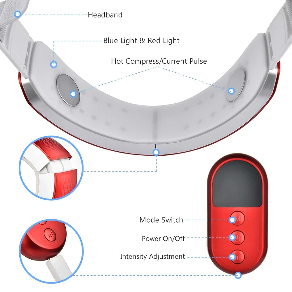 Masajeador Reductor De Papada Con Vibración EMS y Luz LED - Para una cara bien moldeada