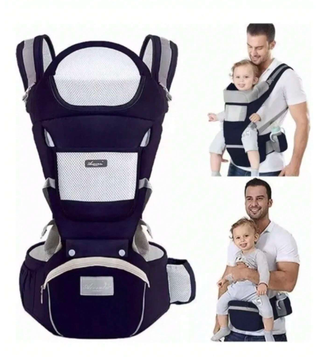 Portabebé Cangurera Mochila Multifunción- Comodidad al cargar a tu bebe