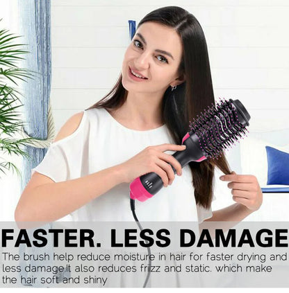 Secador de Pelo Multifuncional 4 en 1 - Cepillo de Aire Caliente para Todo Tipo de Cabello-Tu pelo como quieres