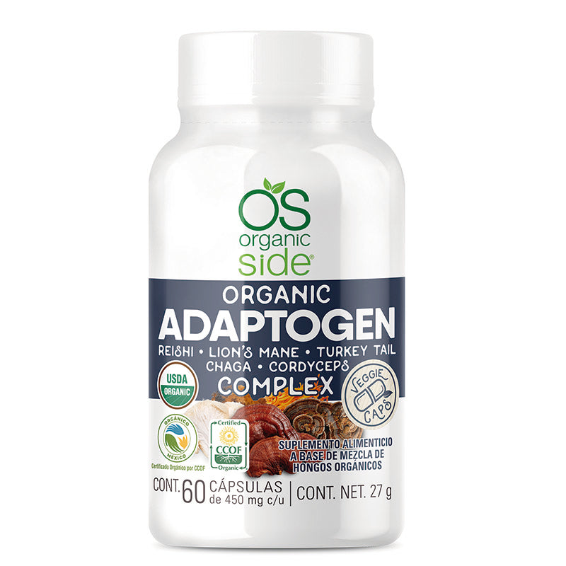 OrganicSide | Adaptogen Complex 60 Cap- Mejora tu desempeño físico