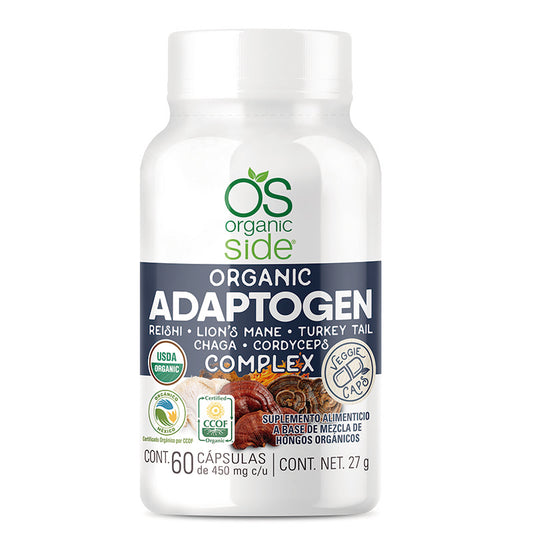 OrganicSide | Adaptogen Complex 60 Cap- Mejora tu desempeño físico