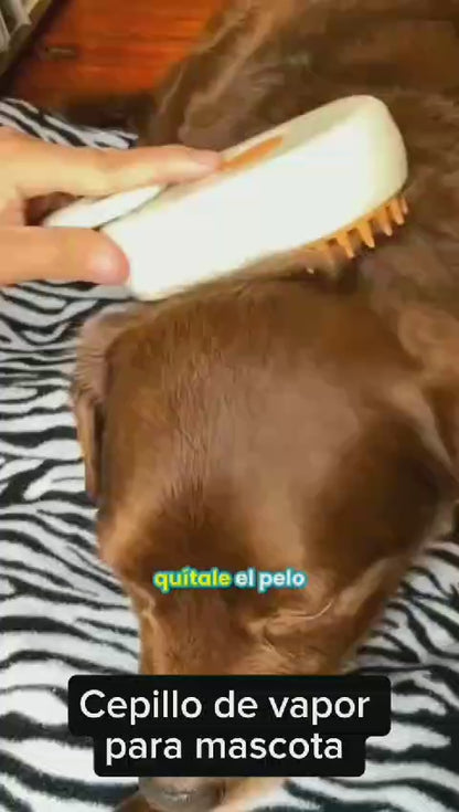 CEPILLO DE VAPOR PARA MASCOTAS - No batalles mas con tu mascota