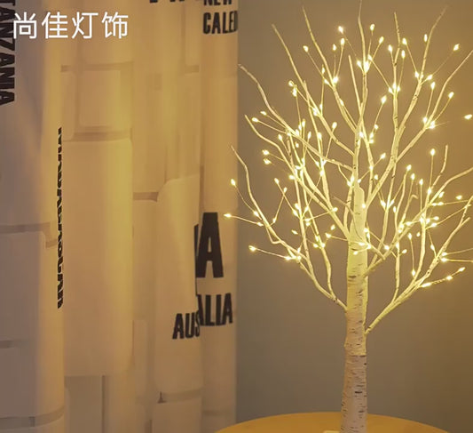 Luces De Árbol De Abedul Navideño Con Temporizador Y 144 LEDs - Ilumina con imaginación