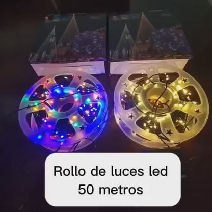 Rollo de Luces 50 Metros Navidad- Adorna a tu estilo