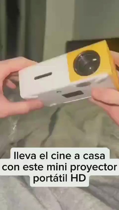 Proyector De Vídeo LED HD Portátil- Has tu Cine en Casa