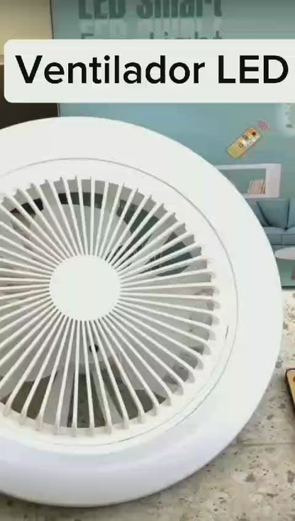 Ventilador de techo con luz Led - No mas calor en casa