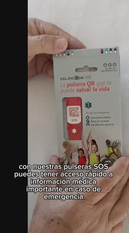 Pulsera SOS/ para una atencion medica adecuada- Axonstore
