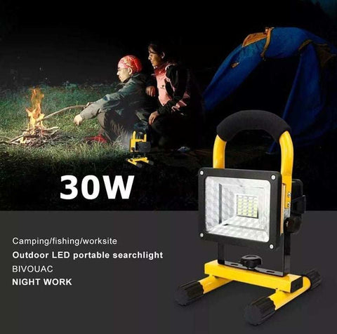 Reflector LED 30W Portátil - Preflector-led-30w-portatilara trabajos nocturnos - Axonstore