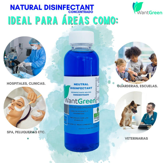 Sanitizante y Desinfectante Want Green